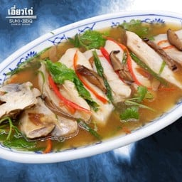 ปลาเต๋าเต้ยนึ่งบ๊วย