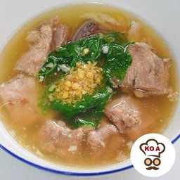 เกาเหลา ซี่โครงหมูตุ๋นตำลึง
