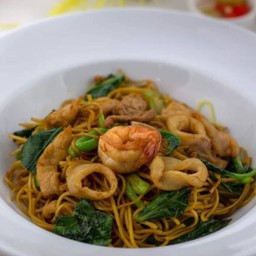 หมี่เบตงผัดซีอิ๊ว กุ้ง