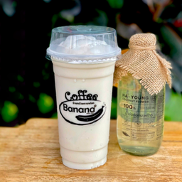 ช่อดอกมะพร้าวนมสดปั่น