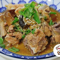 ซี่โครงหมูตุ๋น กับข้าว  (ชุดเล็ก)