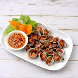 หอยแครงลวก