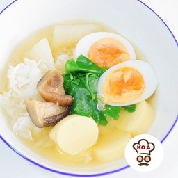 เกาเหลาตำลึง - ไม่มีเนื้อสัตว์
