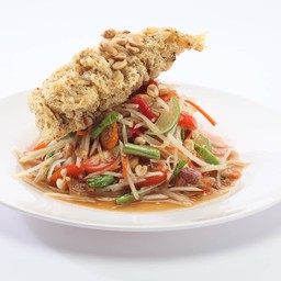 ส้มตำปลาดุกฟู