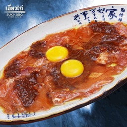 สุกี้ยากี้ไก่ (ไม่รวมชุดผัก)