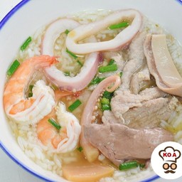 ข้าวต้มรวมมิตร (หมู+ทะเล)