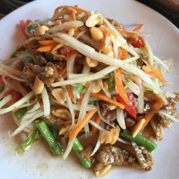 ตำไทยปลากรอบ