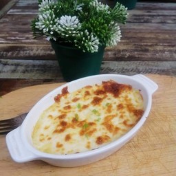 มันฝรั่งบดอบชีส