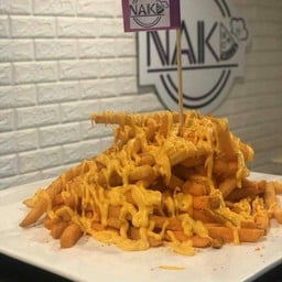 French fries cheese & cheese dip