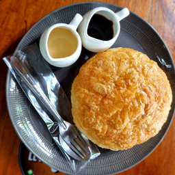 โรตีโปงนม+ช๊อค