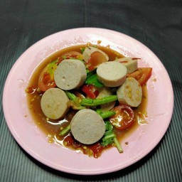 ตำปลาร้าเกาเหลาหมูยอ