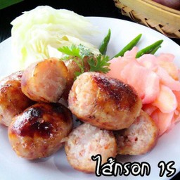 ไส้กรอกหมู1ไม้ มี3ลูก