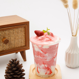 สตรอเบอร์รี่โยเกิร์ตสมูทตี้
