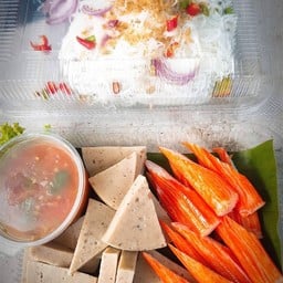 เมี่ยงหมูยอ+ปูอัด