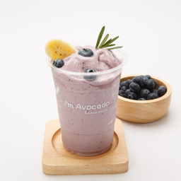 บลูเบอร์รี่-กล้วย สมูทตี้