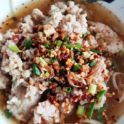 ก๋วยเตี๋ยวต้มยำหมูมะนาวหมูสับล้วน