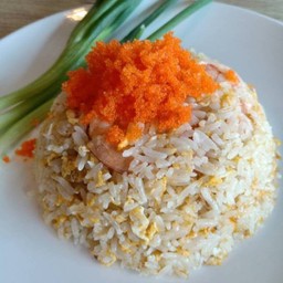 ข้าวผัดมันกุ้ง + ไข่กุ้ง (เล็ก)