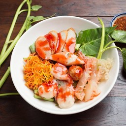 เกี๊ยวปลา เย็นตาโฟ (ธรรมดา)