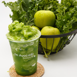 ผักเคล-แอปเปิ้ลเขียว สมูทตี้