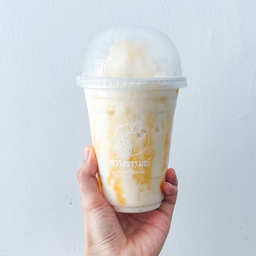 นมสดคาราเมลปั่น 16 Oz