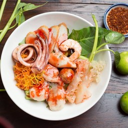 เกี๊ยวปลา เย็นตาโฟ (ทะเล)