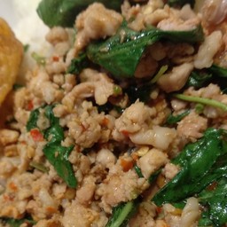 กะเพราบ้านแฮปปี้ ไลโอเพรสทีจ บางใหญ่