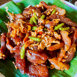 ข้าวหมูทอดจับกัง