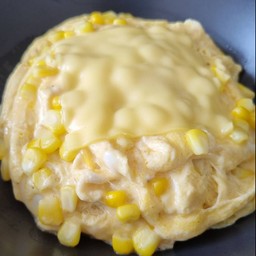 ข้าวไข่ข้นชีสข้าวโพด