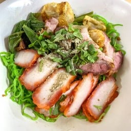 หมี่หยก หมูแดง+หมูกรอบ