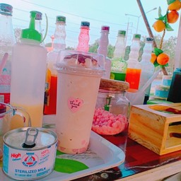 นมหมีปั่น