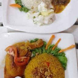 ข้าวบาสมาติหมกไก่ย่าง