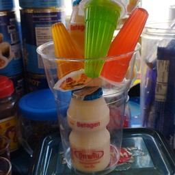 นมเปรี้ยว+ปีโป ปั่น