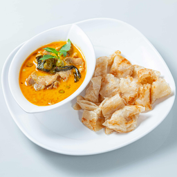 โรตี แกงเขียวหวานหมู