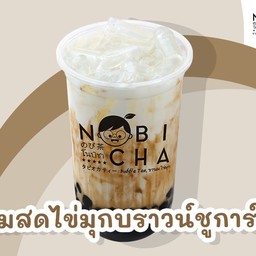 นมสดไข่มุกบราวน์ชูก้า