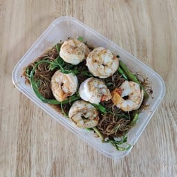 หมี่กระเฉดกุ้ง