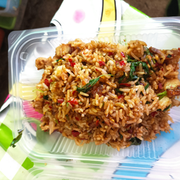 ข้าวกะเพราคลุก