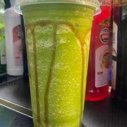 ชาเขียวคาราเมลเย็น