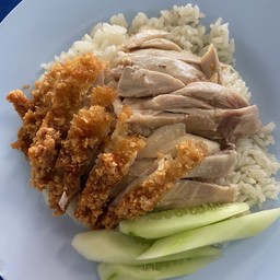 ไก่ต้ม+ไก่ทอด พิเศษ
