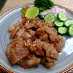 หมูผัดกะปิแบบแห้ง