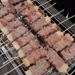 เนื้อโคขุนหมักพริกไทย ย่าง