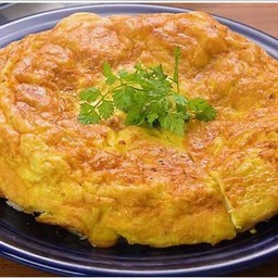 ไข่เจียว ใส่ไข่ 2 ใบ (กับข้าว)