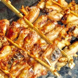 คอไก่ย่าง 1ไม้(3ชิ้น)+น้ำจิ้มมะขาม