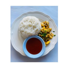 ข้าวไข่ข้น