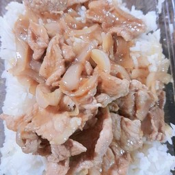 Sweet Pork With Rice