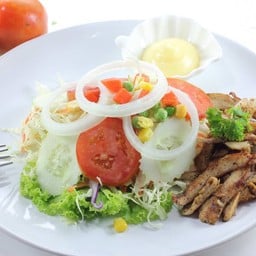 สลัดอกไก่ย่าง