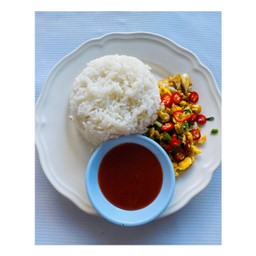 ข้าวไข่คั่วพริกเกลือ