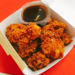 [อร่อยซ่ากับโค้ก] ไก่กรอบซอสทงคัตสึ +  โค้ก ออริจินัล (กระป๋อง)