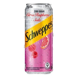 Schweppes Citrus Raspberry Zero Sugar 330ml