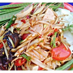 ต๊าซ 2022  ริมคลอง    ส้มตำ แซ่บยกครก & ไก่ย่าง & อาหารอีสาน ริมคลองวัดมูล
