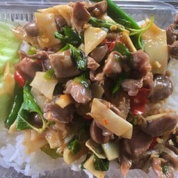 อาหารตามสั่งข้างบริษัท PSI